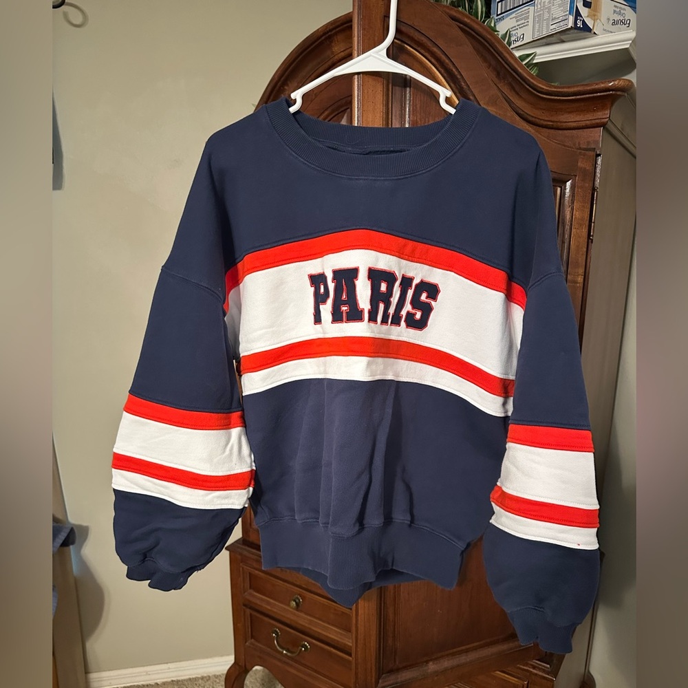 Paris oversized sweatshirt-size large